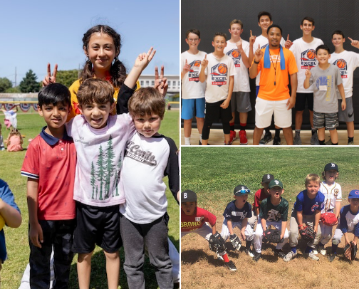 Winter and Summer camps for kids cover photo collage