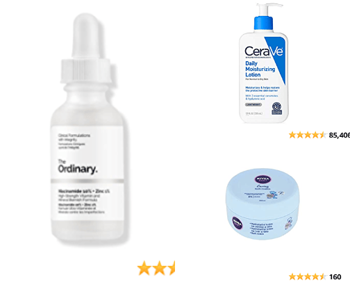 Skin care cover photo collage