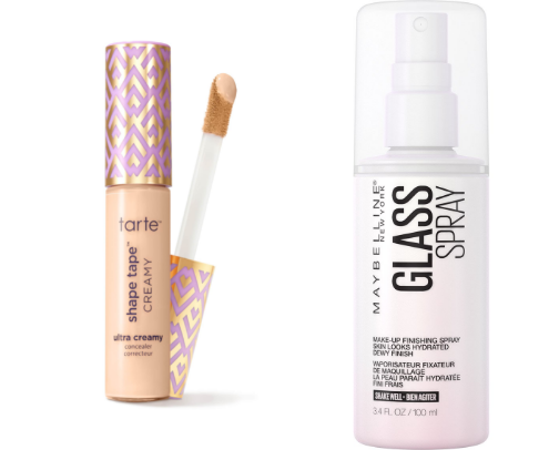 Dewy, Hydrating makeup products I love and recommend!✨🍓 cover photo collage