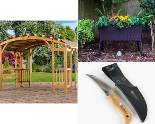Dig, Decorate & Enjoy Your Backyard! cover photo collage