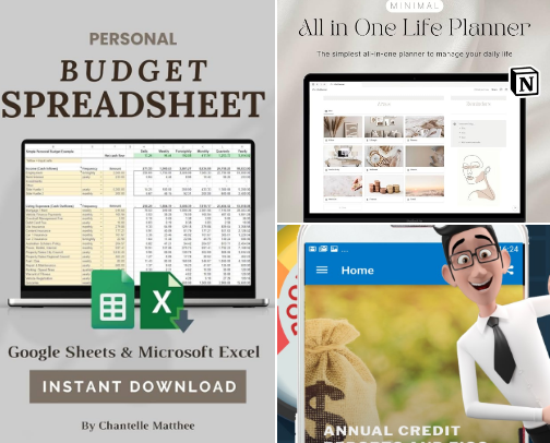 💼 Ultimate Finance & Business Digital Products List cover photo collage