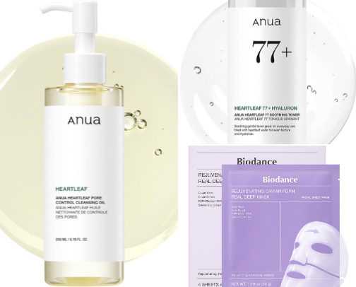Korean Skincare: The Full Glass-Skin Routine (Every Step in Order) cover photo collage