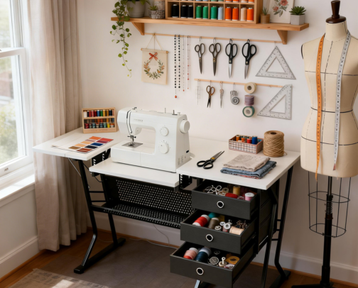 Craft room cover photo collage