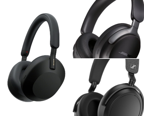 High-Quality Noise Cancelling Headphones for Focus cover photo collage
