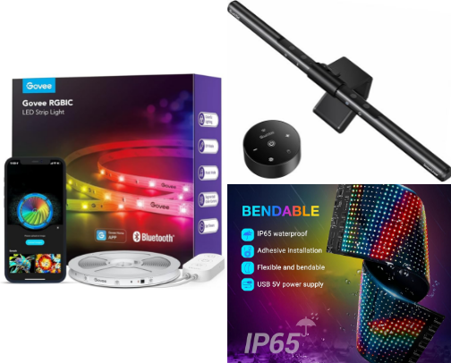 Professional RGB Lighting & Workspace Setup cover photo collage
