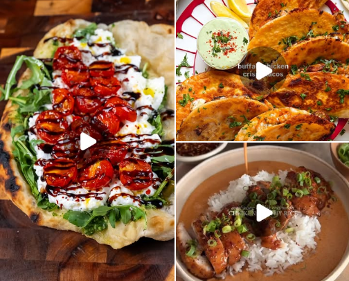 From Reels to My Plate 🍽️🤤 cover photo collage
