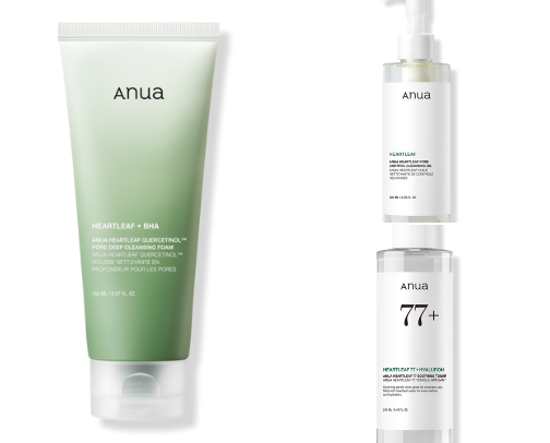 Skin care for glass skin cover photo collage