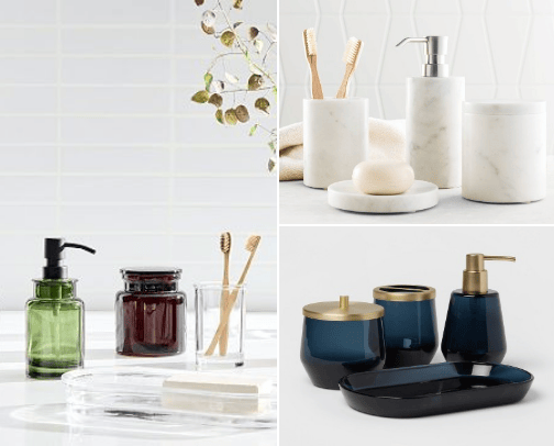 Bathroom Essentials cover photo collage