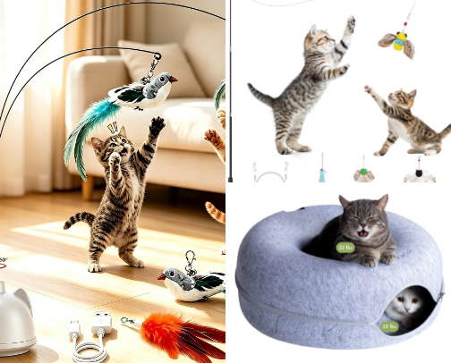 Things My Cats Actually Love cover photo collage