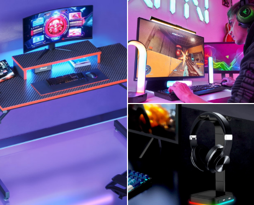 🎮 If I Were Building My Dream Gaming Room cover photo collage