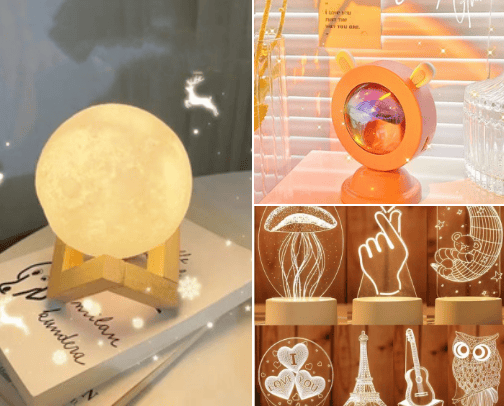 Lampu Kamar Hias Mini cover photo collage