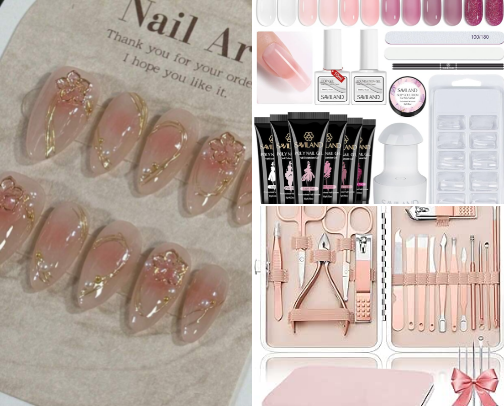 Uñas cover photo collage