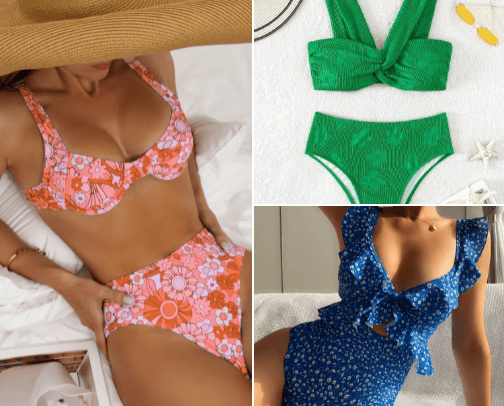Swimsuit 👙 cover photo collage