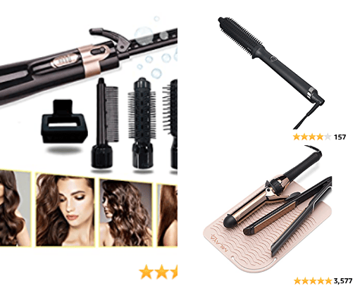 Hair tools for natural hair cover photo collage