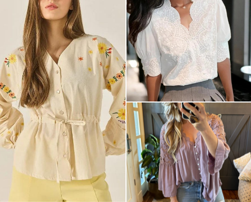 BLUZE DAMĂ | ELEGANTE, CASUAL ȘI ÎN TENDINȚE cover photo collage