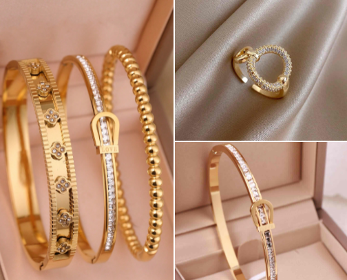 Waterproof Jewelry from Shein 💍💦-Shocking prices! cover photo collage