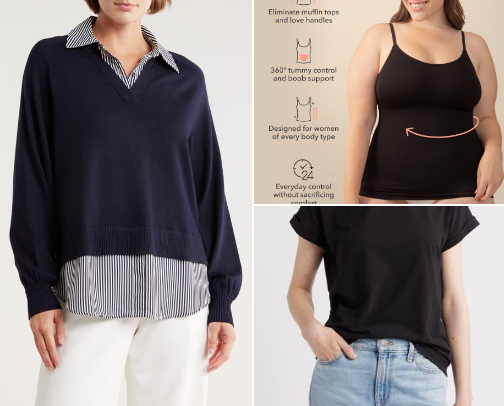 Mid-Size Must-Haves: Fashion Basics & Essentials cover photo collage