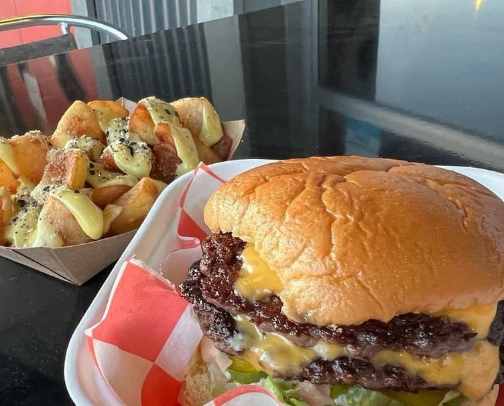 Cheeseburgers galore cover photo collage