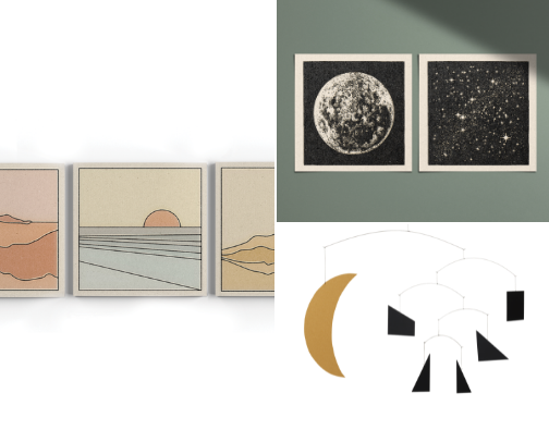 Celestial Nursery Decor cover photo collage