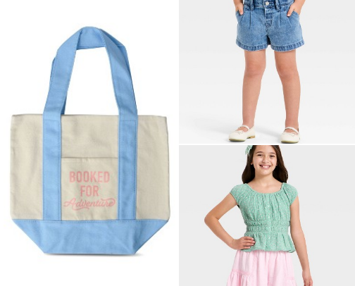 Target kids spring haul cover photo collage