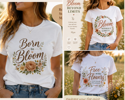 Boho Lifestyle and Living - Home Decor; Stationery; T-Shirts and Accessories. cover photo collage