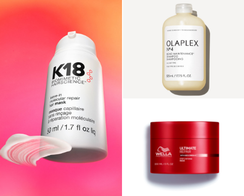 The products that took my hair from dead ends to healthy again. cover photo collage