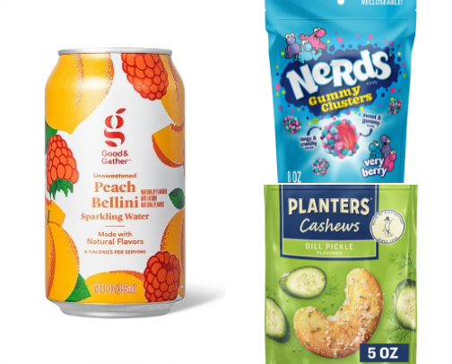 Fav drinks & snacks 🍟 cover photo collage