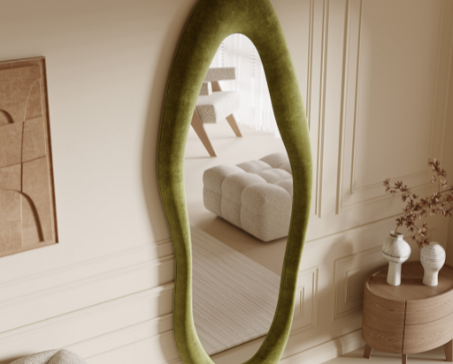 Statement Mirrors Worth Building a Room Around cover photo collage