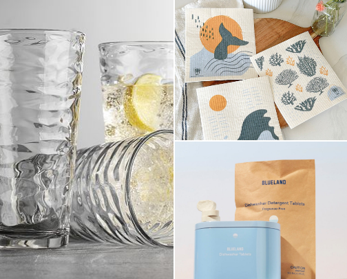 Some of my Favorite Plastic Free Kitchen Items! cover photo collage