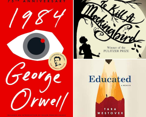 Books I Swear By! cover photo collage