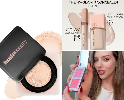 make up💄 cover photo collage