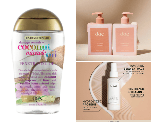 Frizz Free Hydrated Hair cover photo collage