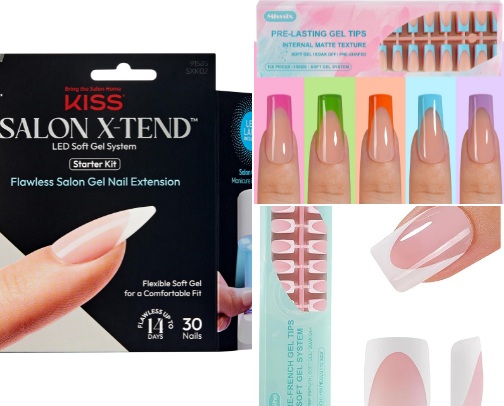 Salon Quality Press On Nails cover photo collage