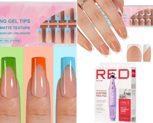 Salon Quality Press On Nails cover photo collage