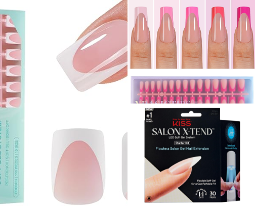 Salon Quality Press On Nails cover photo collage