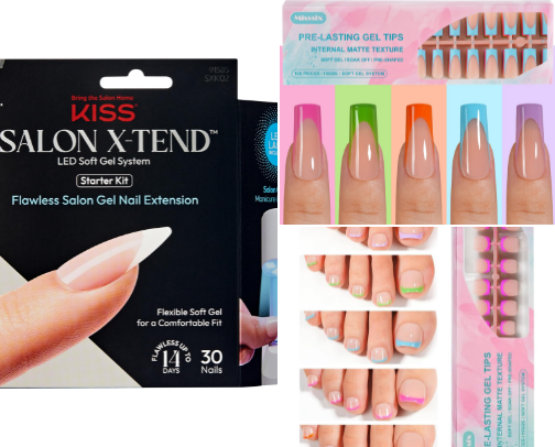 Salon Quality Press On Nails cover photo collage