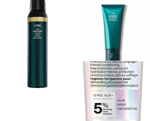 curl hair routine cover photo collage