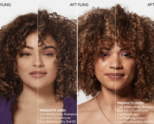 Perfect Natural Curls cover photo collage