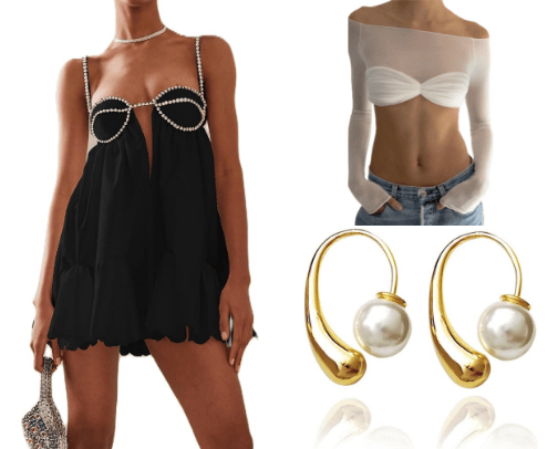What's in my Amazon shopping cart as a fashion girly cover photo collage