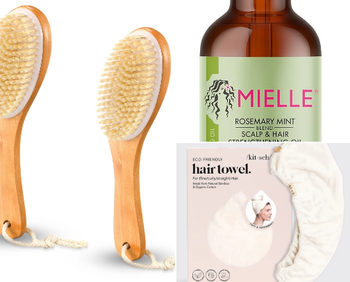 "Everything Shower" essentials 🚿✨ cover photo collage