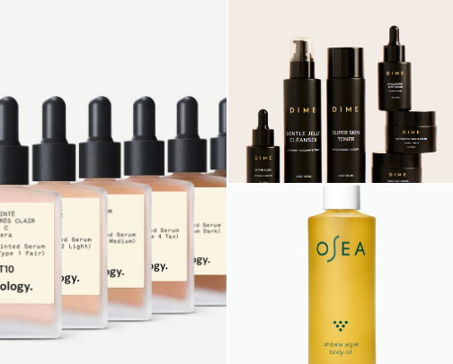 My favorite non-toxic skincare recs cover photo collage