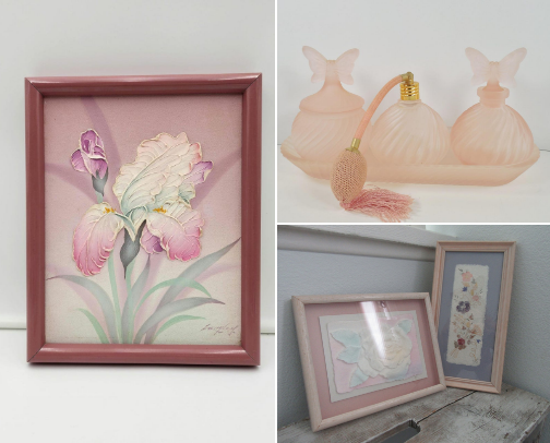 Vintage Etsy - Girly, 70's/80's cover photo collage