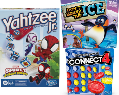 Boards games for toddlers to help avoid screens! cover photo collage