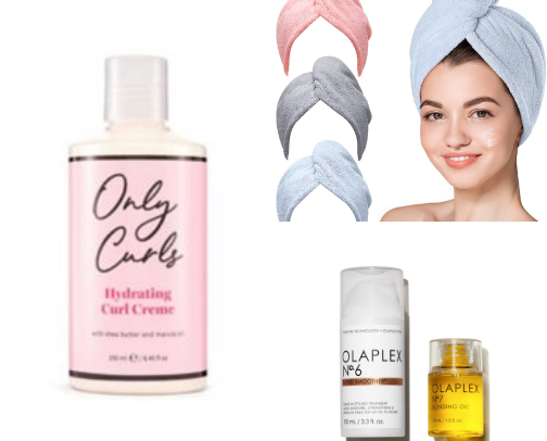 Hair Products for Frizzy Hair cover photo collage