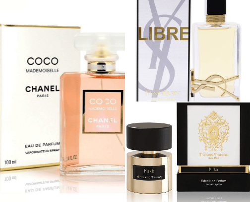 Parfums cover photo collage