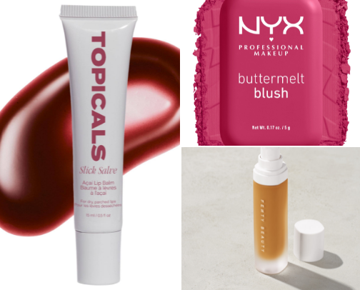 beauty recs for your daily routine 🎀 cover photo collage