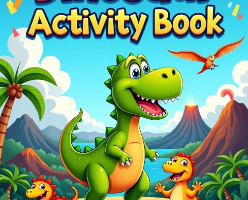 Activity Books for Kids cover photo collage