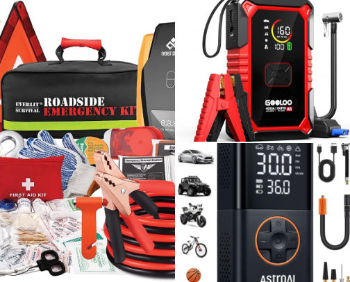 Car Accessories Every Driver Should Have. cover photo collage