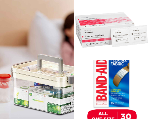 "What's In My First Aid Box" Essentials cover photo collage