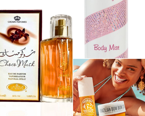 perfume must haves!! 💟 cover photo collage